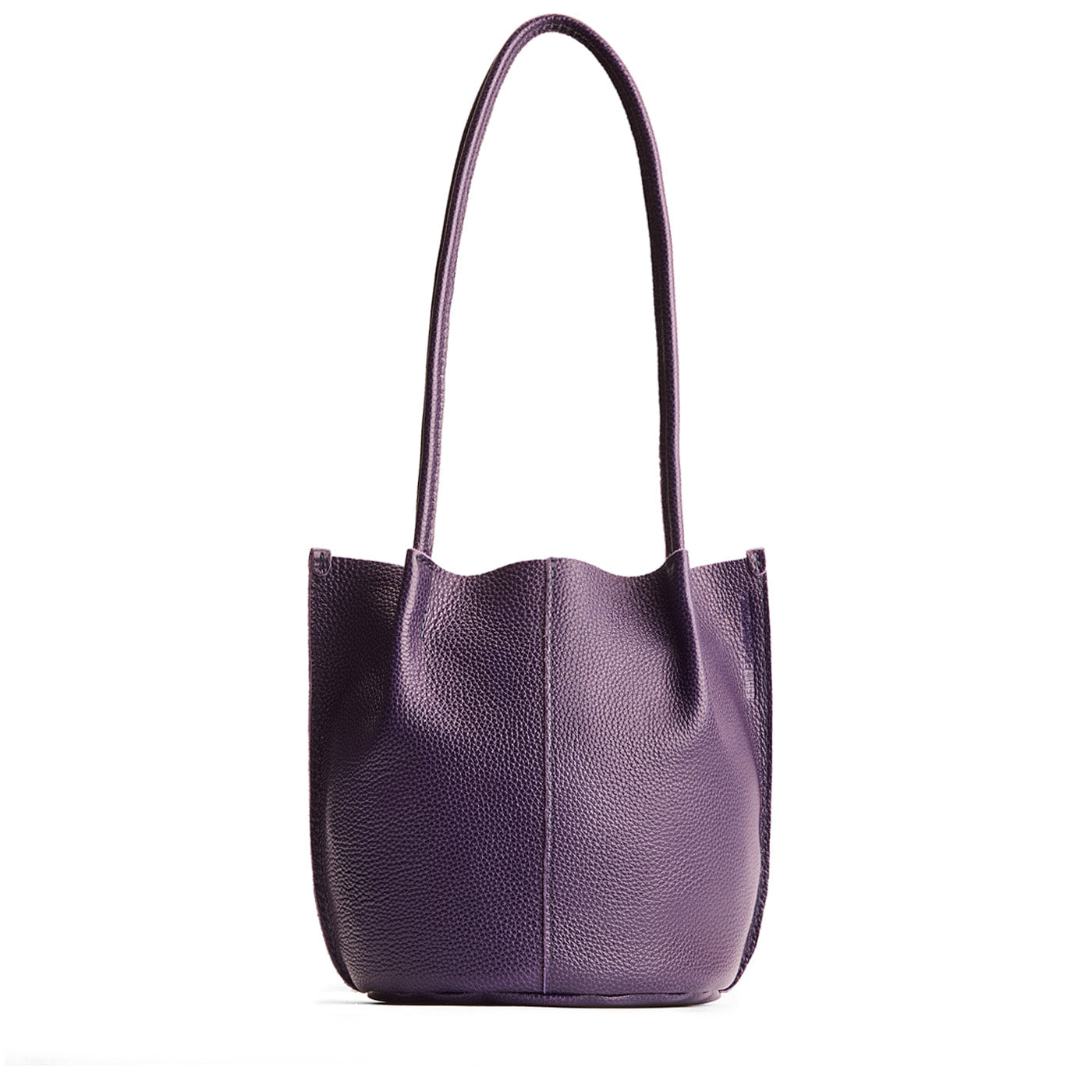 Empire*Small | Petite bucket shaped tote bag with matching leather handles