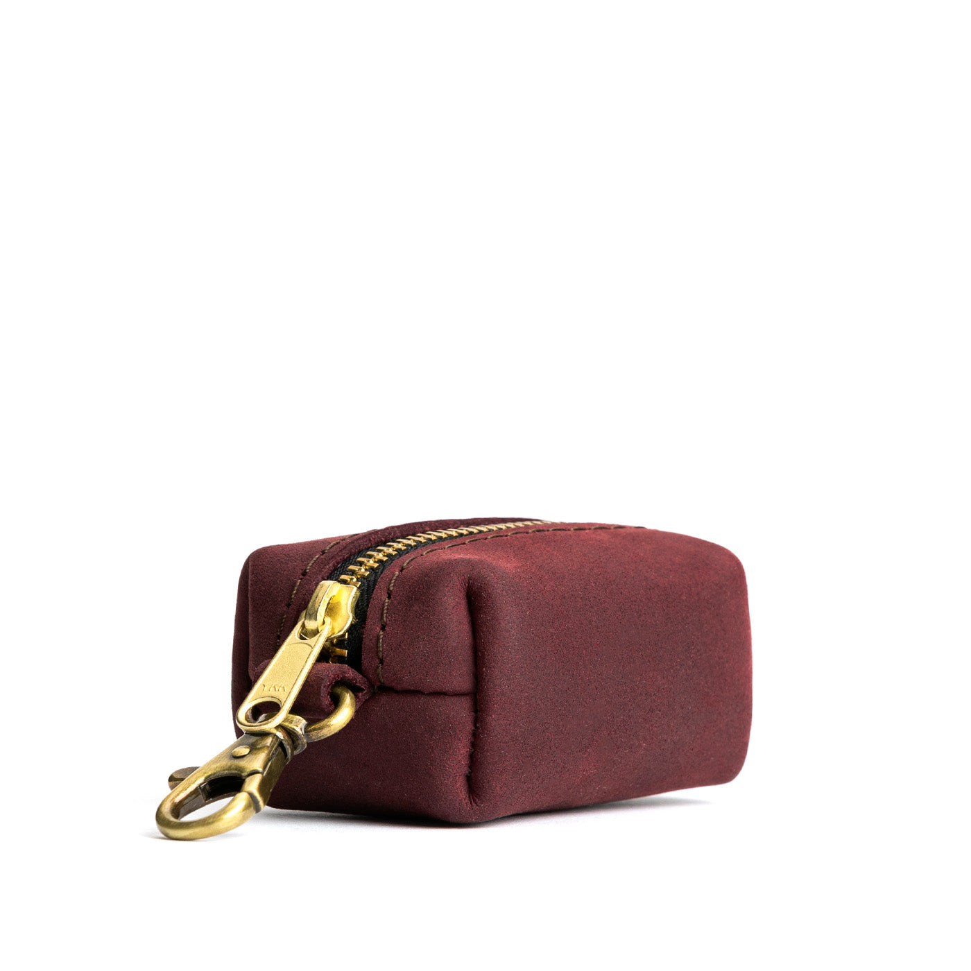 All Color: Merlot | Leather small keychain pouch