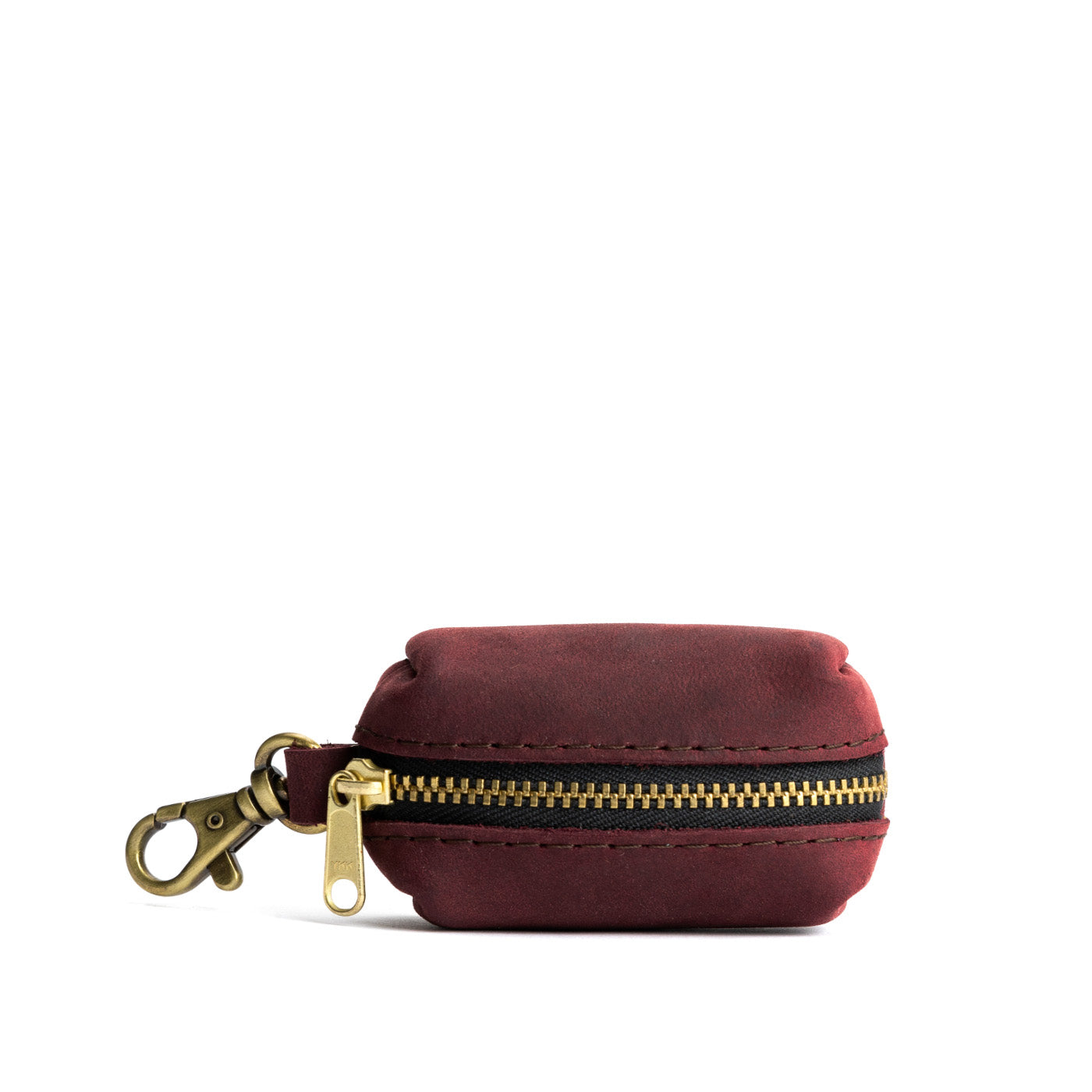 All Color: Merlot | Leather small keychain pouch