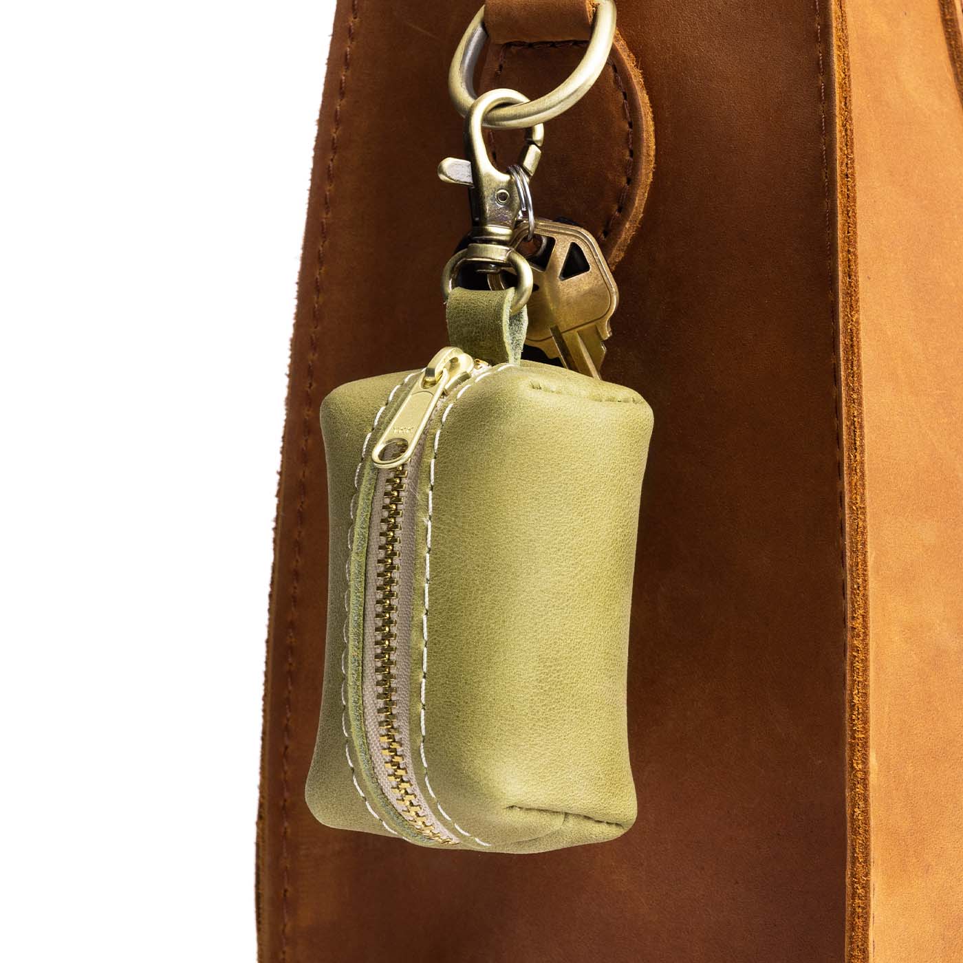 Anjou | Leather small keychain pouch