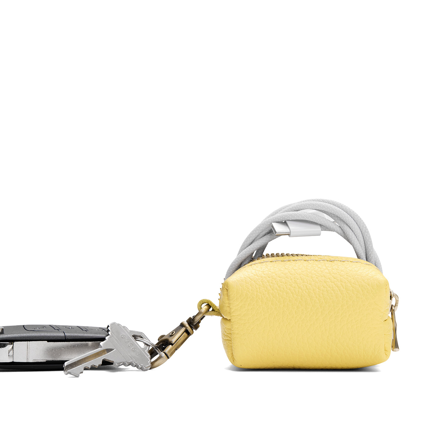 Butter Bliss | Leather small keychain pouch