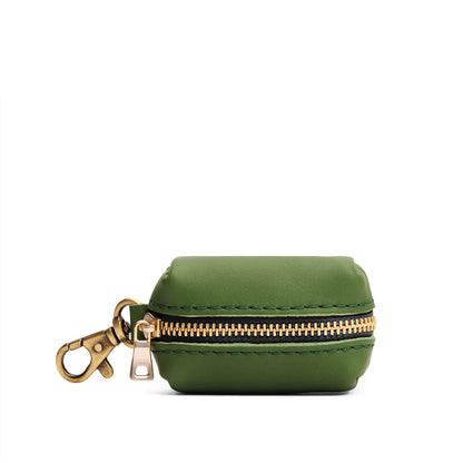 Cactus | Leather small keychain pouch