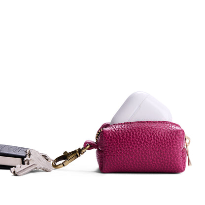 Cosmo | Leather small keychain pouch