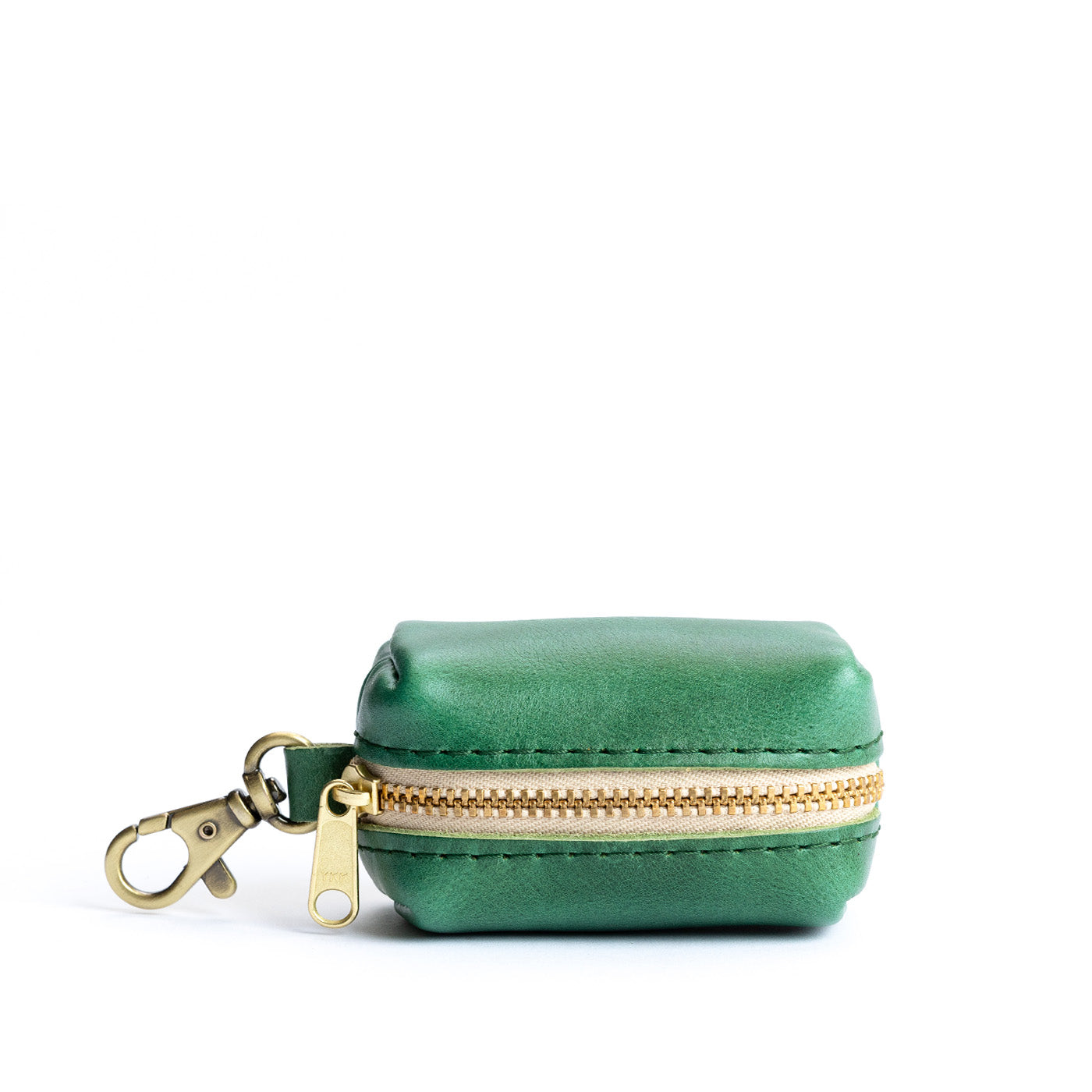 All Color: Cowboy Mint | Leather small keychain pouch