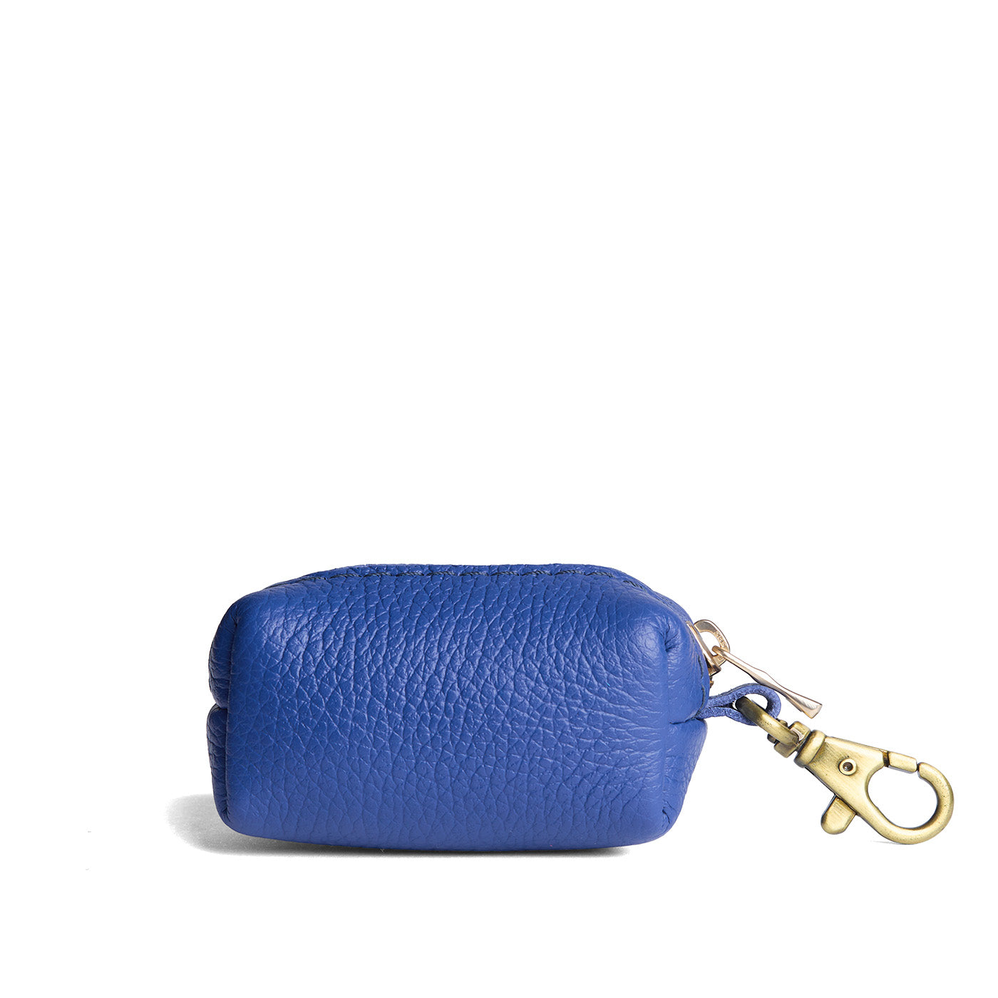 Molino Blue | Leather small keychain pouch
