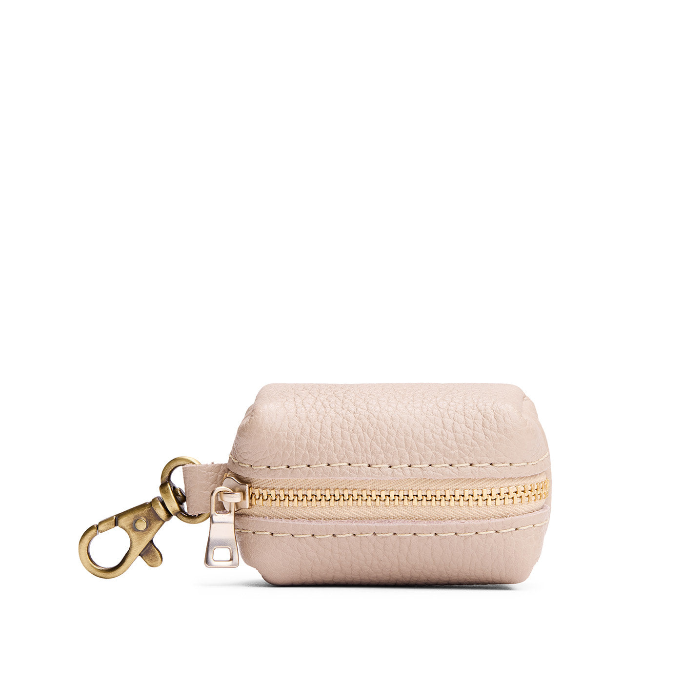 Oatmilk | Leather small keychain pouch