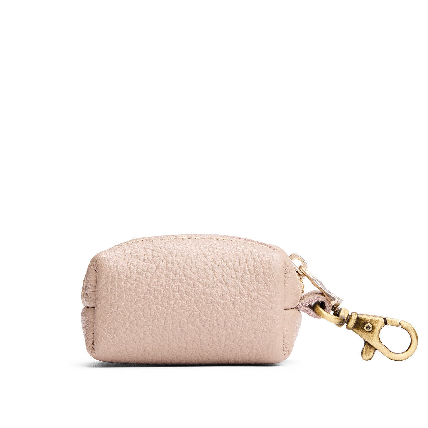 Oatmilk | Leather small keychain pouch