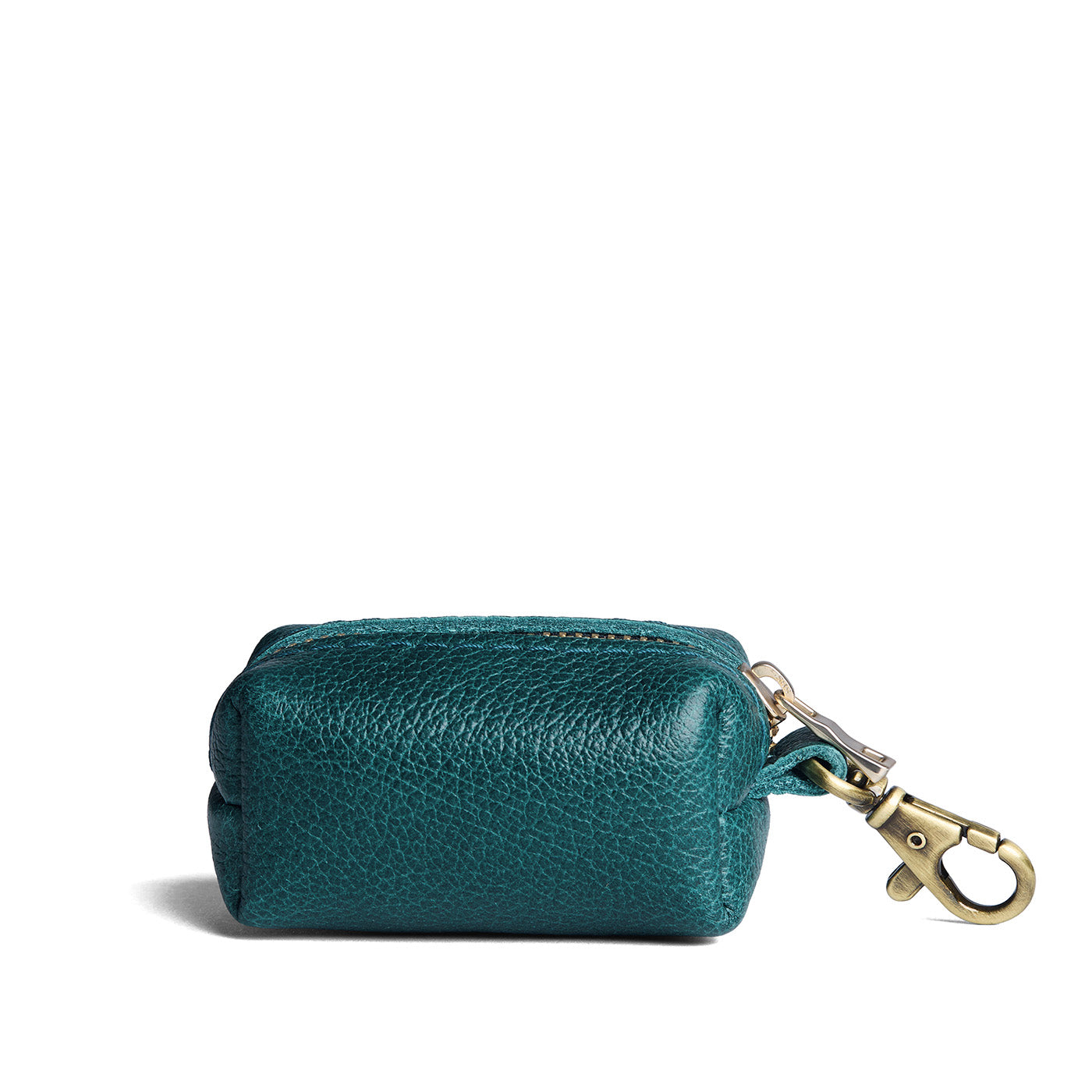 Sea Glass | Leather small keychain pouch