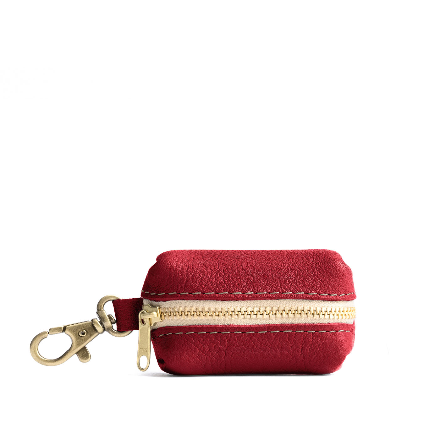 All Color: Sugar | Leather small keychain pouch