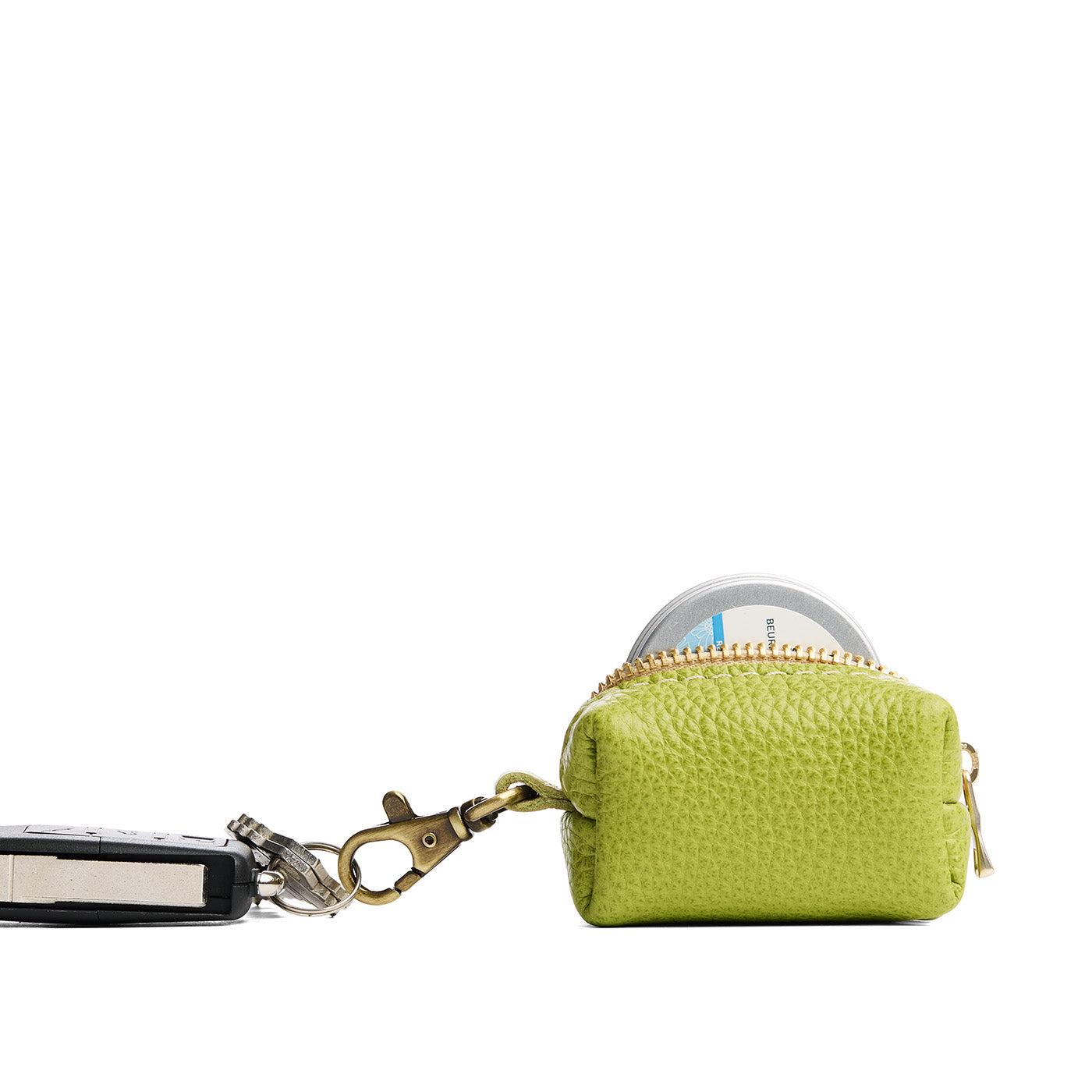 Wasabi | Leather small keychain pouch