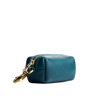 Westward Blue | Leather small keychain pouch