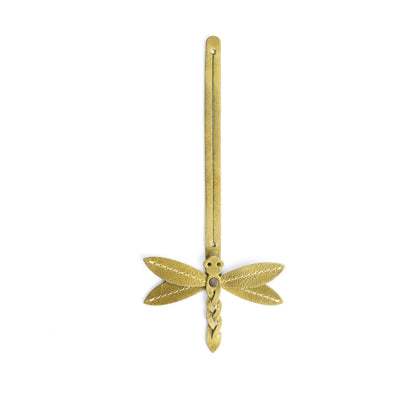 Anjou | Dragonfly shaped leather charm tassel