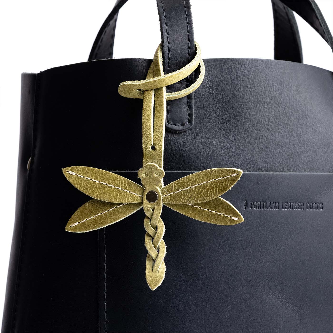 Anjou | Dragonfly shaped leather charm tassel