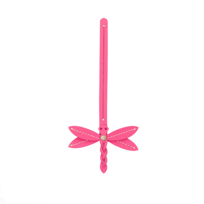 Margot | Dragonfly shaped leather charm tassel