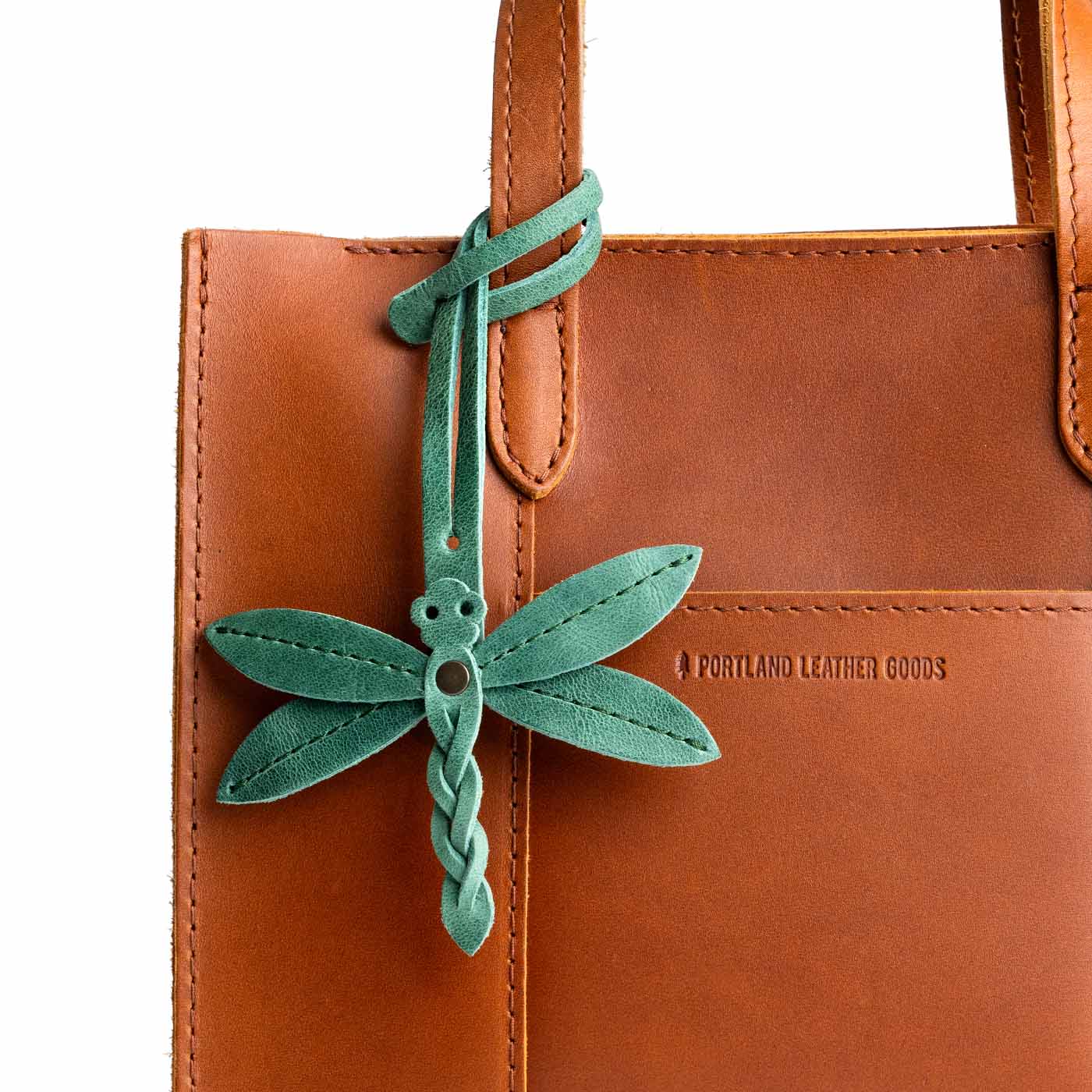 Surf | Dragonfly shaped leather charm tassel
