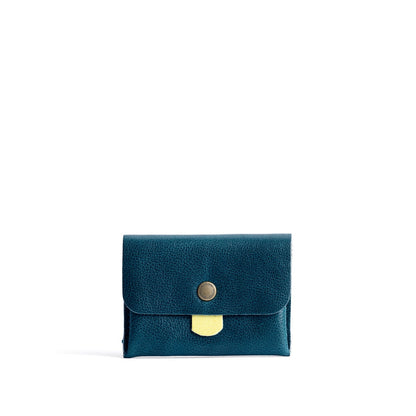 Lagoon | Envelope snap wallet with contrast pull tab