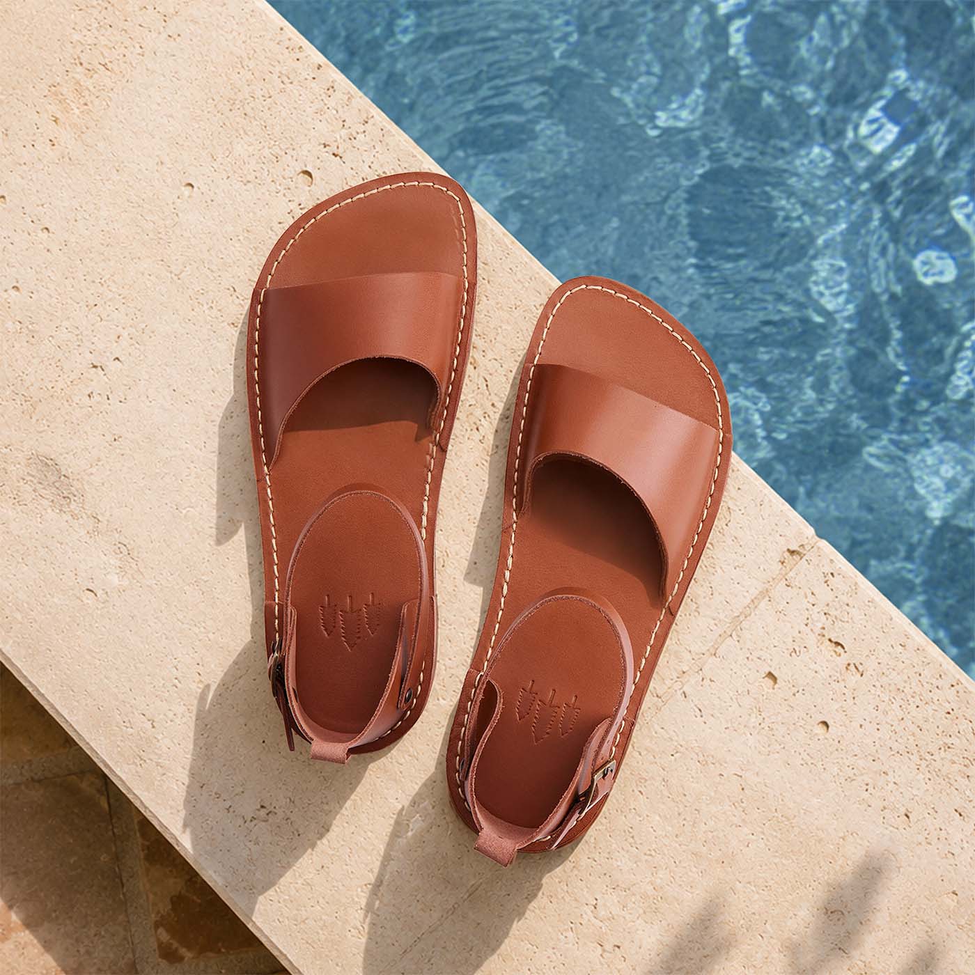 Miele | Leather Sandals with buckle