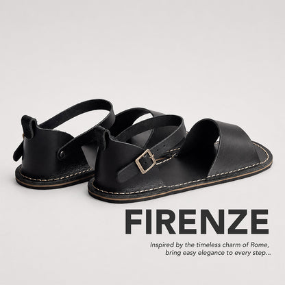 Nero | Leather Sandals with buckle