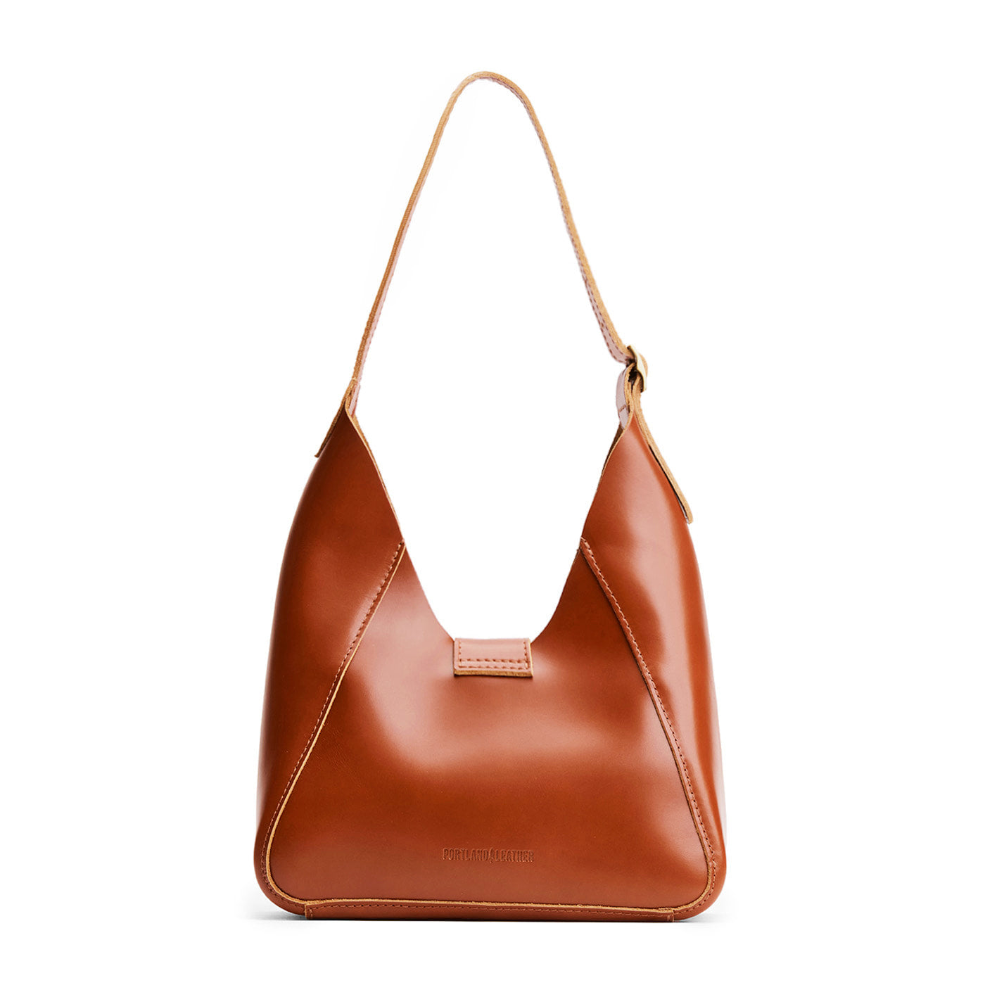Madrone | Structured hobo shoulder bag with adjustable strap and magnetic closure
