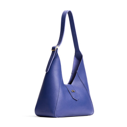 Molino Blue | Structured hobo shoulder bag with adjustable strap and magnetic closure