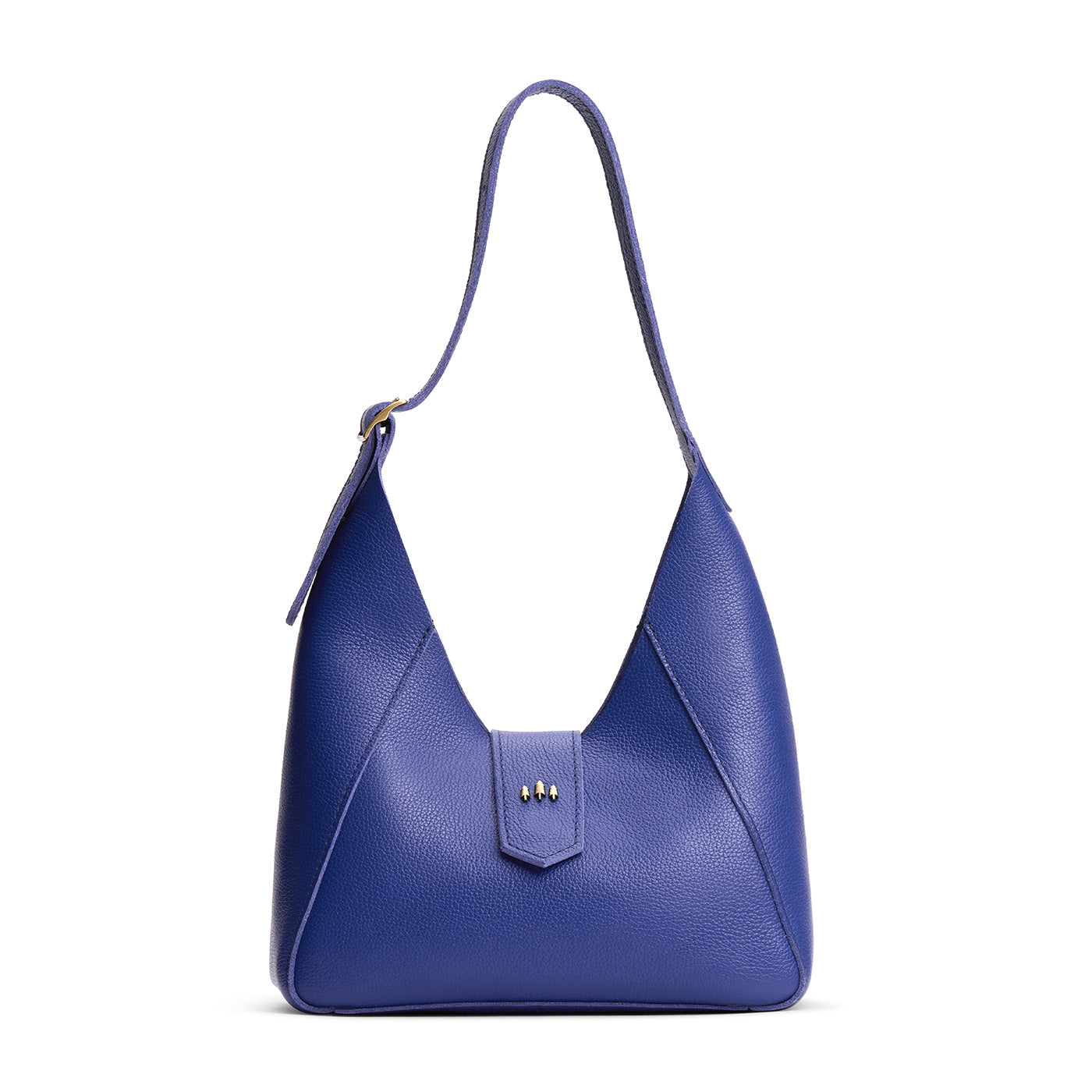 Molino Blue | Structured hobo shoulder bag with adjustable strap and magnetic closure