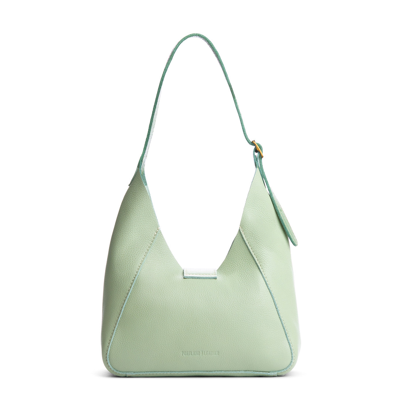 Pistachio | Structured hobo shoulder bag with adjustable strap and magnetic closure