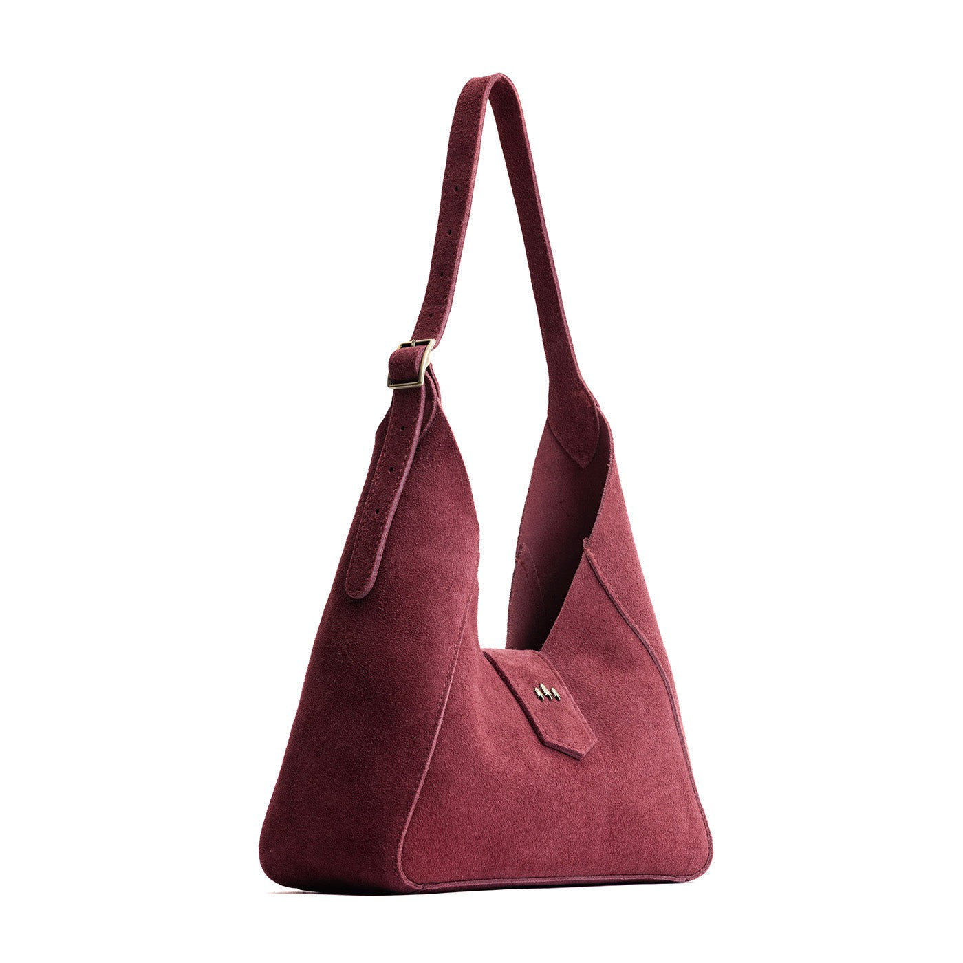 Red Panda | Structured hobo shoulder bag with adjustable strap and magnetic closure