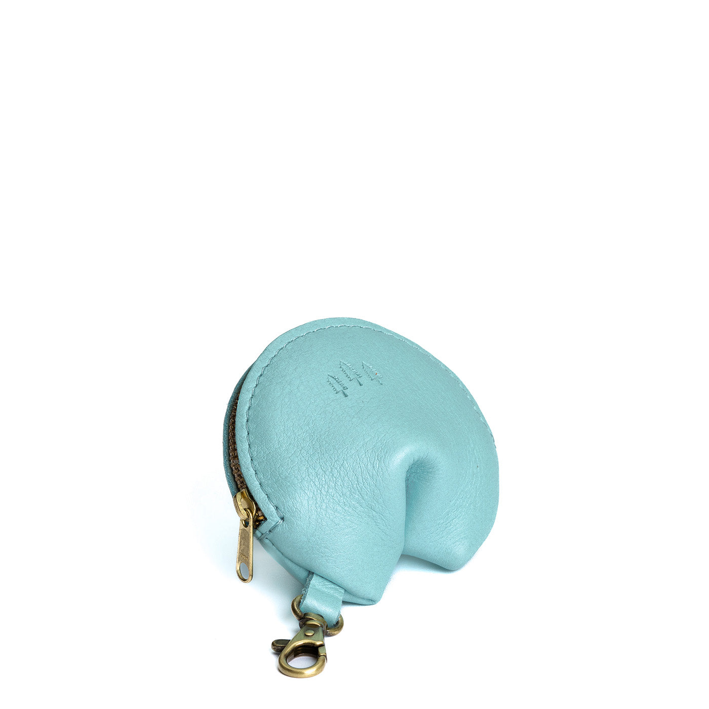 Cabo | Leather fortune cookie shaped keychain pouch