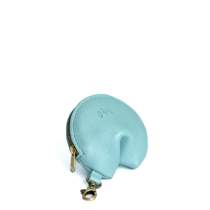 Cabo | Leather fortune cookie shaped keychain pouch