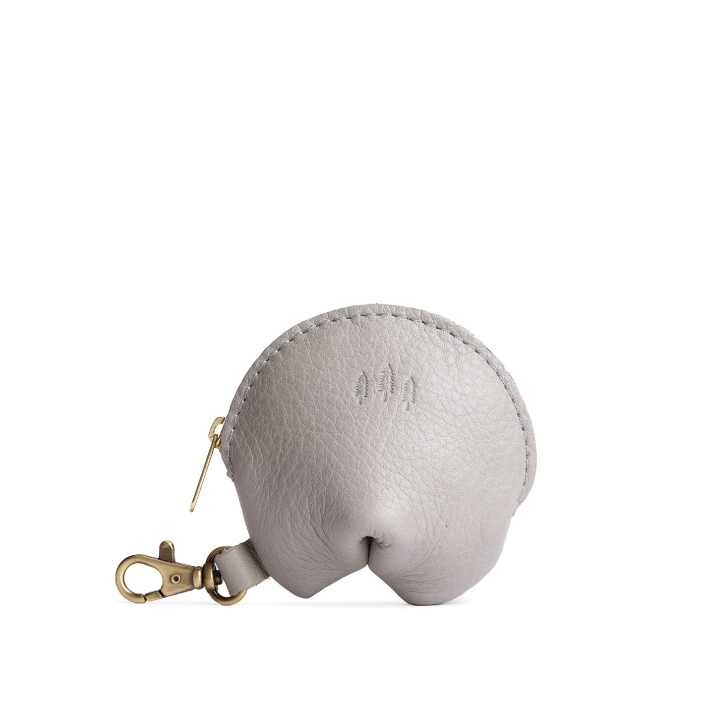 Nimbus | Leather fortune cookie shaped keychain pouch