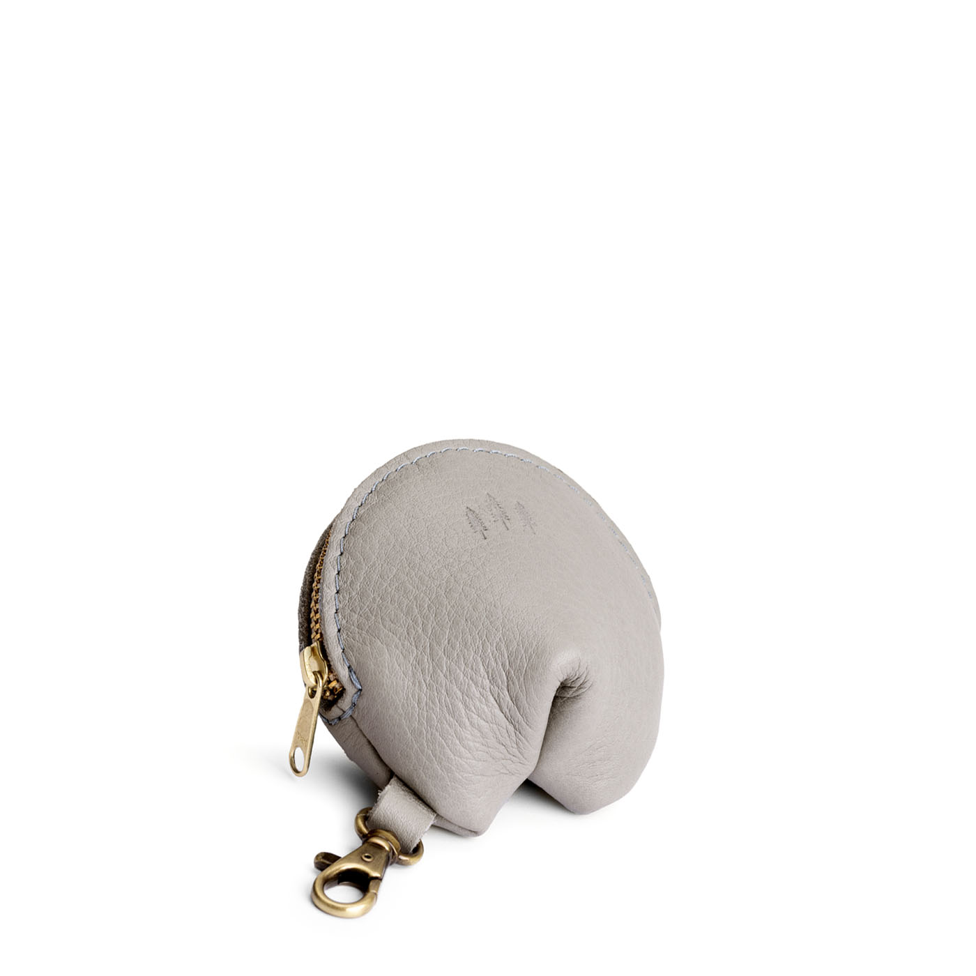 Nimbus | Leather fortune cookie shaped keychain pouch