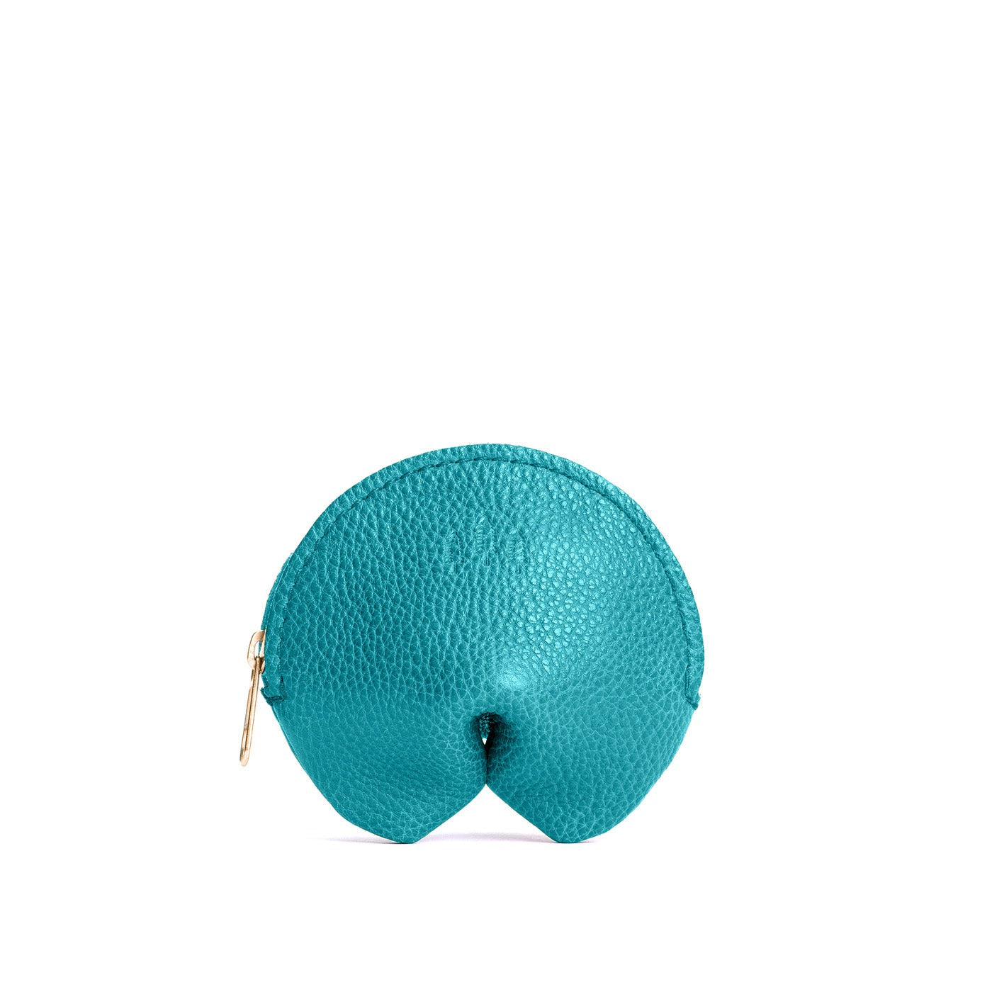 Baja | Leather fortune cookie shaped pouch