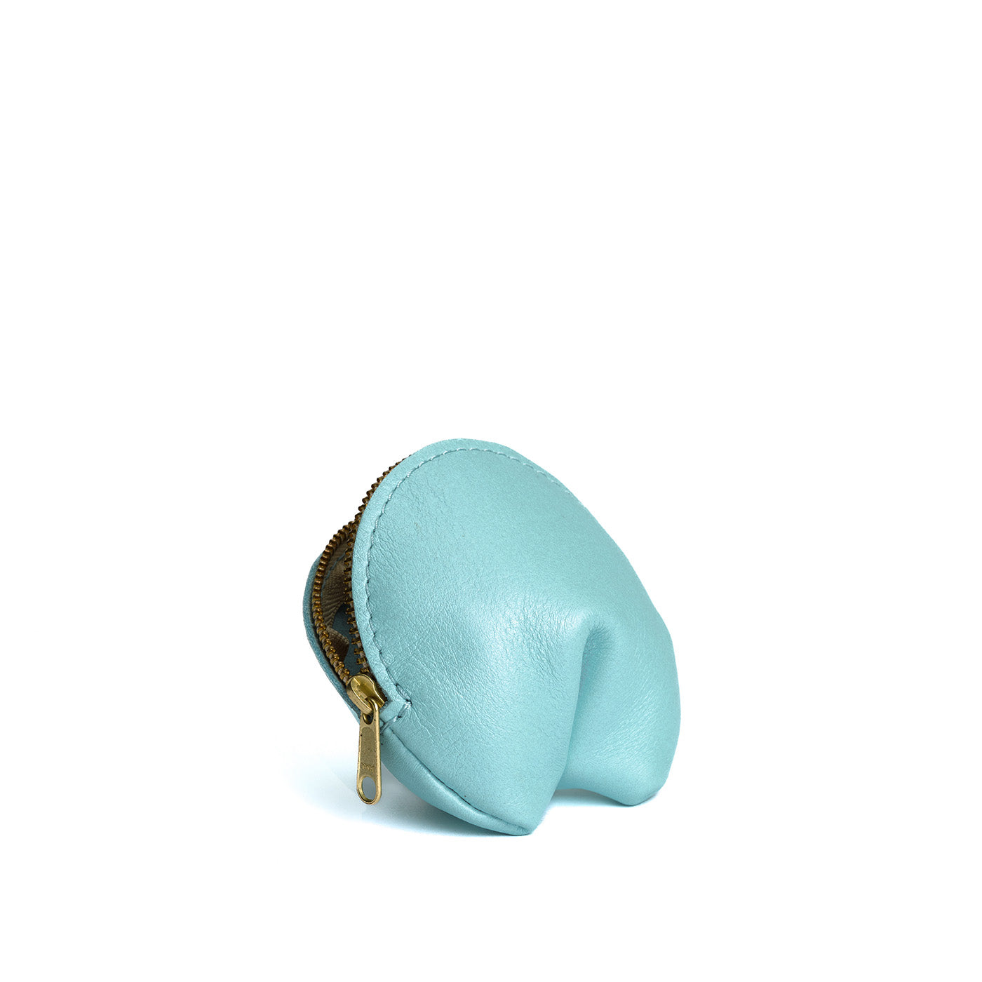 Cabo | Leather fortune cookie shaped pouch