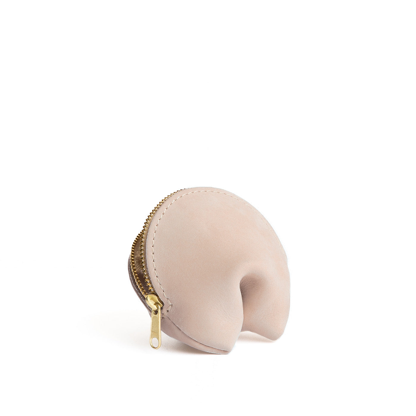 Dragon Bone | Leather fortune cookie shaped pouch