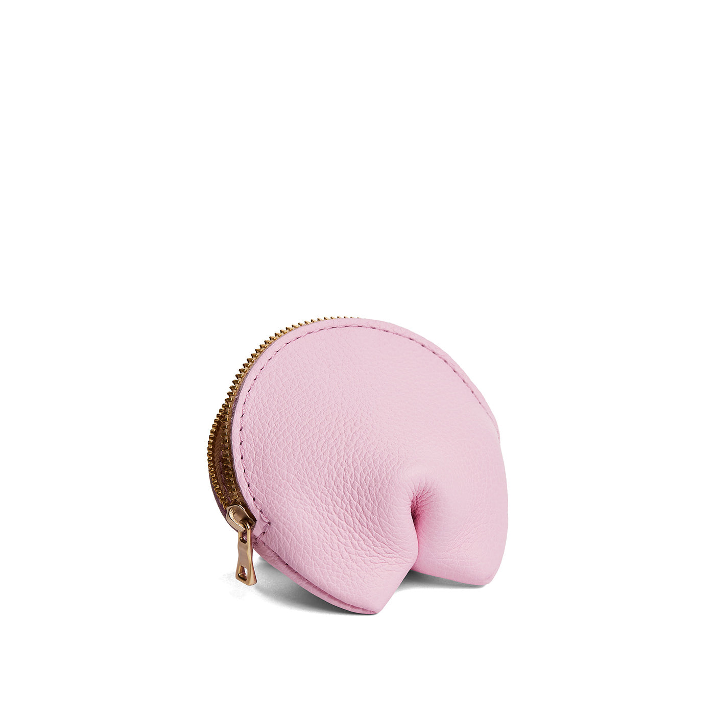 Pinkaboo | Leather fortune cookie shaped pouch