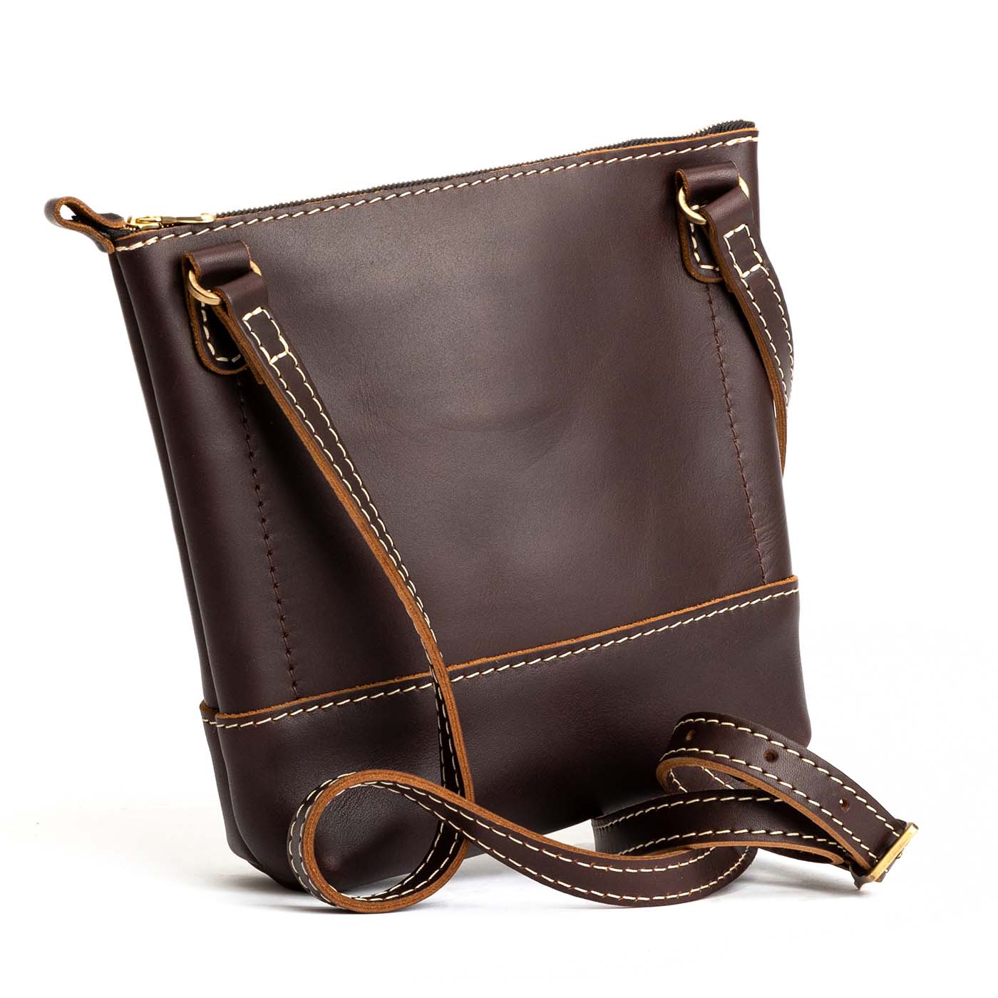 Grizzly | Small rectangular crossbody purse with top zipper and interior pocket