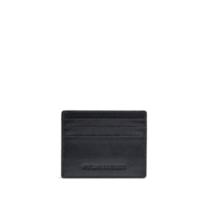 Black Rock*Deluxe | Leather card holder on white background