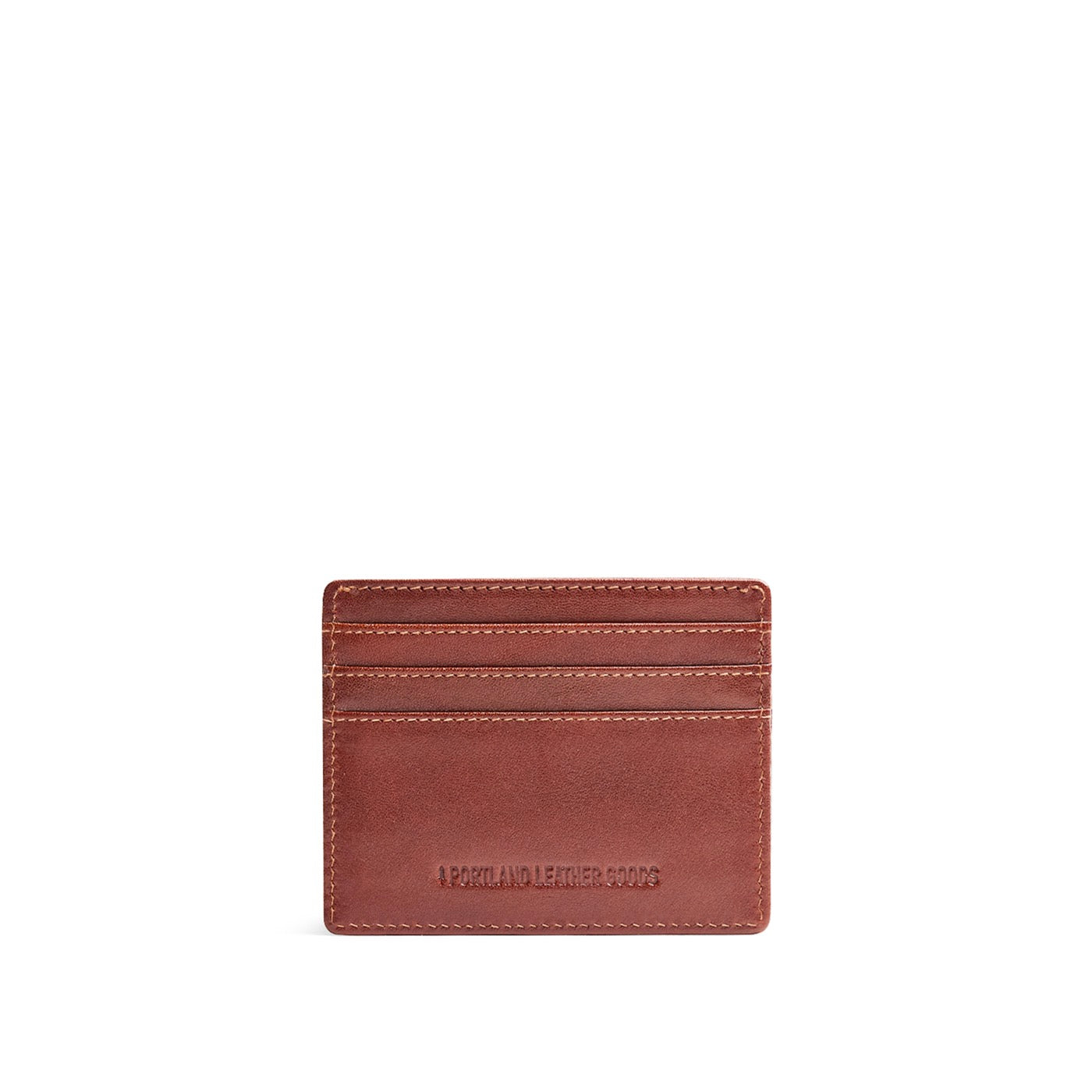 Saddlestone*Deluxe | Leather card holder on white background