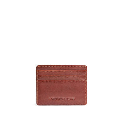 Saddlestone*Deluxe | Leather card holder on white background