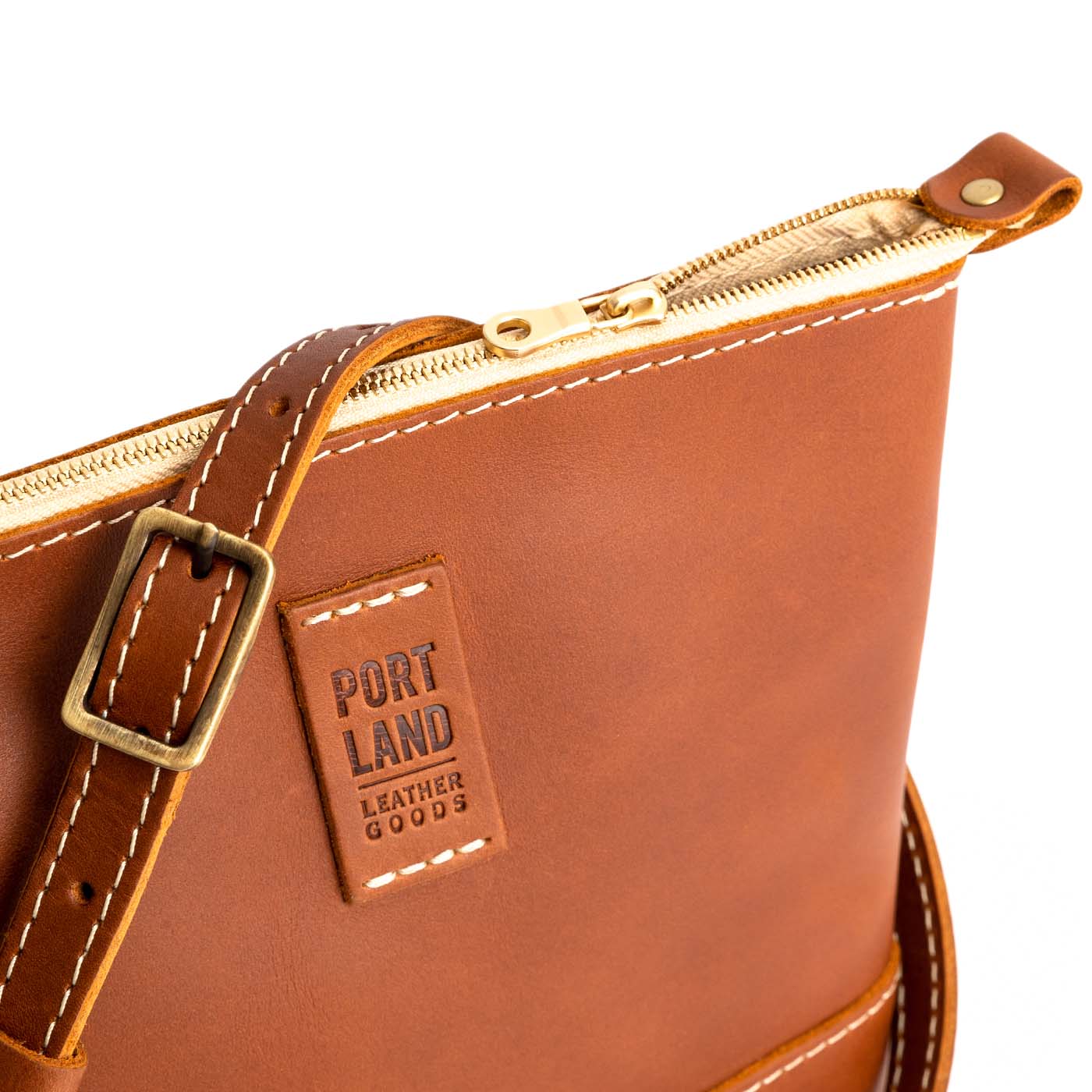 Honey | Small rectangular crossbody purse with top zipper and interior pocket