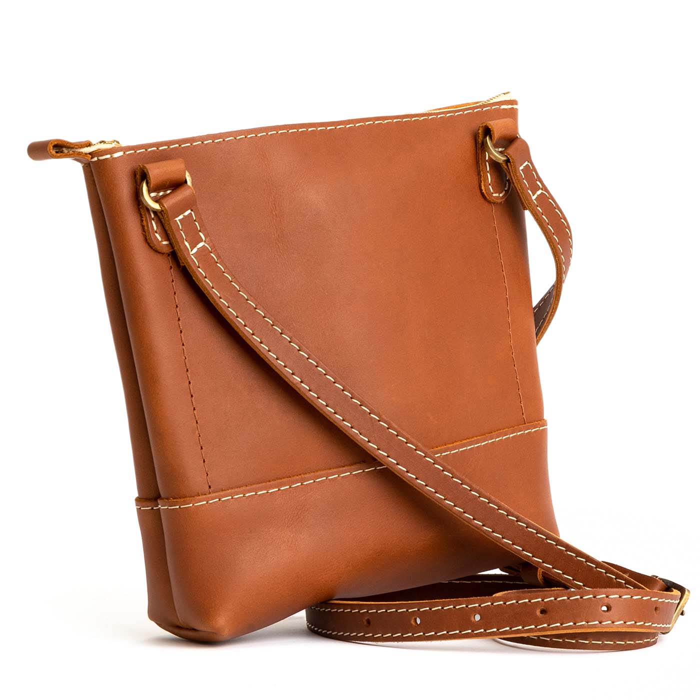 Honey | Small rectangular crossbody purse with top zipper and interior pocket