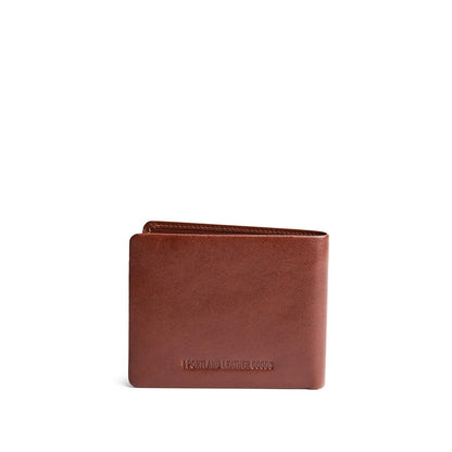 Saddlestone | Bifold leather wallet with clean profile and minimalistic stitching details
