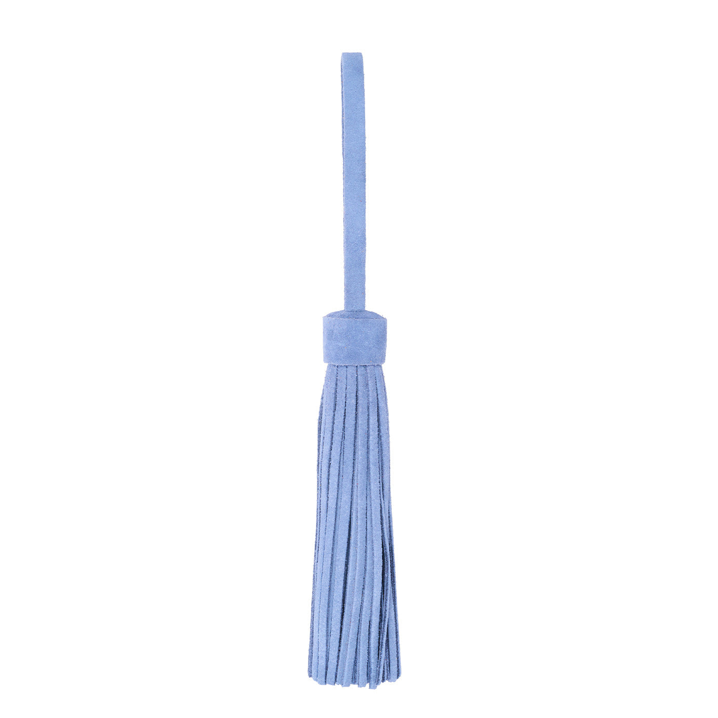 Denim*Jumbo | Fringed leather tassel with leather loop