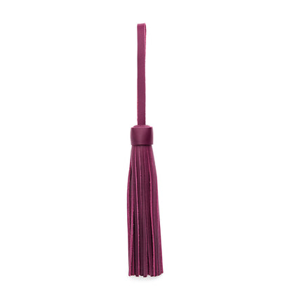 Lollipop*Jumbo | Fringed leather tassel with leather loop