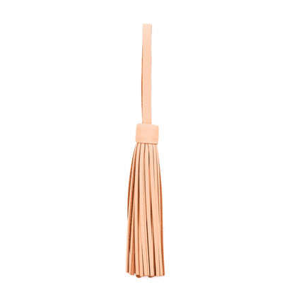 Mamey*Jumbo | Fringed leather tassel with leather loop