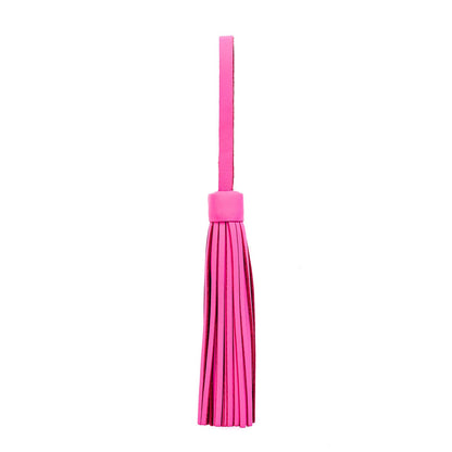 Margot*Jumbo | Fringed leather tassel with leather loop