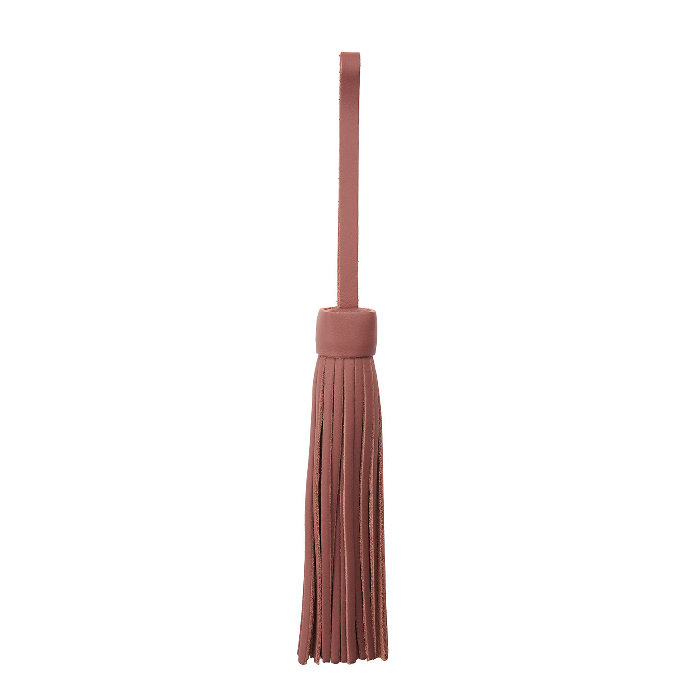 Sunkissed*Jumbo | Fringed leather tassel with leather loop
