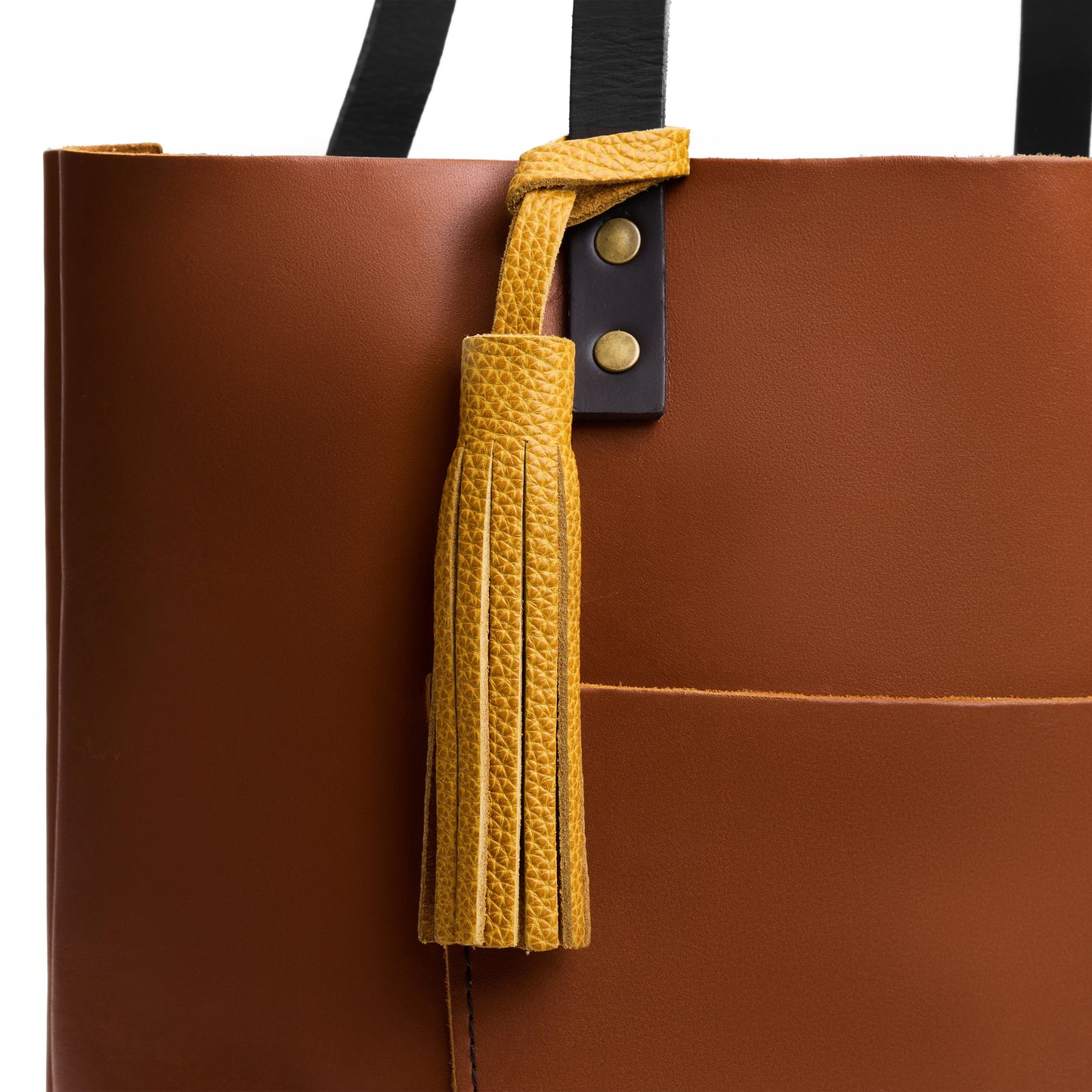 Sunshine*Jumbo | Fringed leather tassel with leather loop