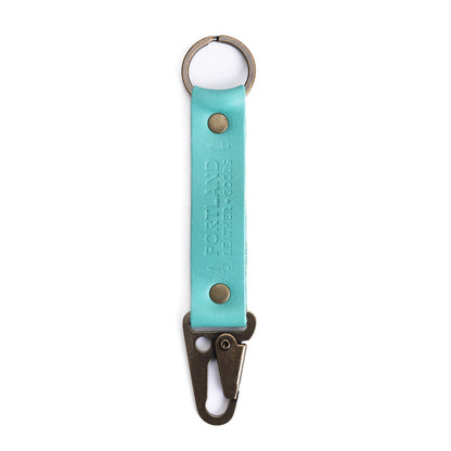Optical*Long | leather logo branded keychain