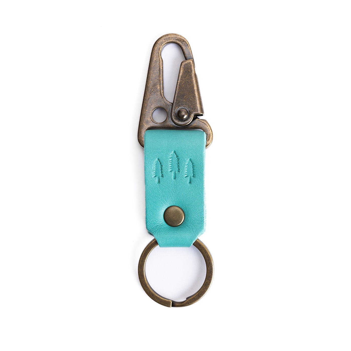 Optical*Short | leather logo branded keychain